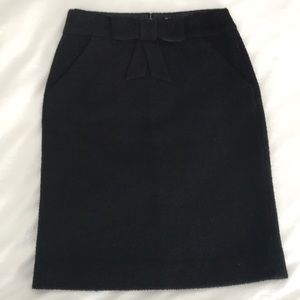 J. Crew Boucle Tweed Bow Skirt Size 0